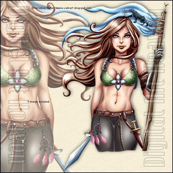 VeronicaNuñez-Warrior girl 2